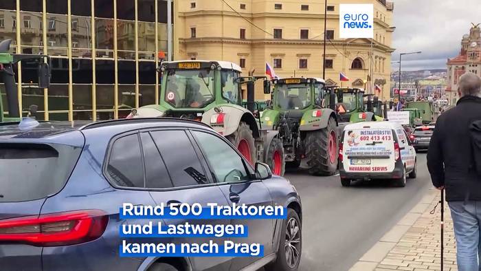News video: Tschechische Bauern protestieren gegen den Green Deal